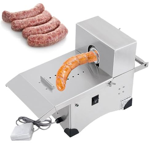 Elettrica per legare salsicce, Legatrice per involucri di salsicce, Macchina per annodare salsicce in acciaio inossidabile, Diametro massimo 45mm, Insaccatrice per salsicce，Legatrice per Salsicce