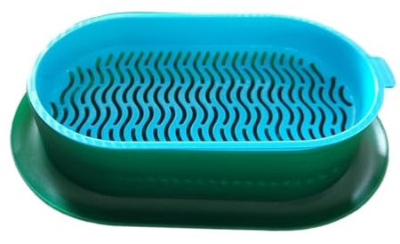 Plateau de germination hydroponique Plateau de germination de semis de haricots Plateau de culture d'herbe à chat Pot de plantation sans sol for le jardinage intérieur Plateau de germination Conteneur