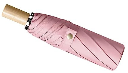 BESTYASH Parapluie Pliant Rose Upf 50 Anti-uv, Soleil Pluie, Portable