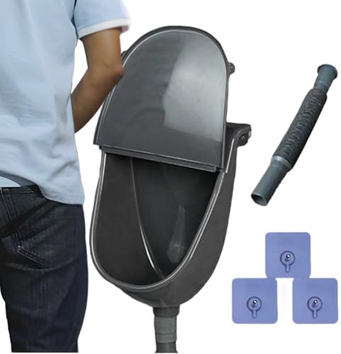 Urinale Für Herren Badezimmer,Urinal Kunststoff,Wohnheim Urinableiter,Wandmontierter Urinableiter Separator Geruchloses Toilettenbecken Mit Deckel Für Männer Zuhause Wohnheim