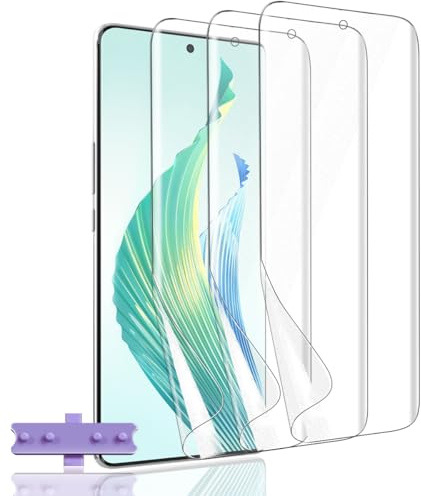 Rnnmeeko [3 Pack Protector de Pantalla para Honor Magic 5 Lite/Honor X9a 5G [No Cristal Templado] Hidrogel Flexible [Anti-arañazos], HD TPU Película Protectora para Honor Magic 5 Lite/Honor X9a 5G