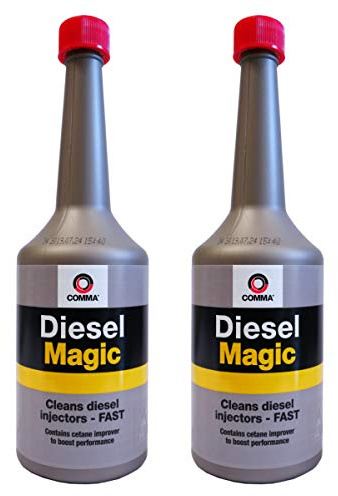 Diesel Magic PACK OF 2) Diesel Injector Cleaner Fuel Additive for Car Van Engines COMMA