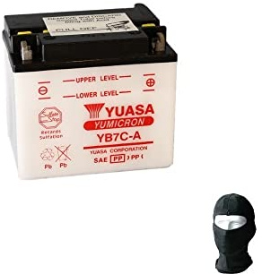 KOMPATIBEL MIT Yamaha TW/TW R-S 125 1999-2003 YUASA Batterie BEREITS EINSATZBEREIT YB7C-A 12V/8AH BATTERIEN FÜR MOTORSTART SPEZIFIKATION Roller Motorrad