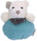 Sterntaler Baby Unisex Knuddelsäckchen Knuddelsäckchen Eisbär Elia - Greifling, Wärmekissen, Schmusetuch - dunkeltürkis