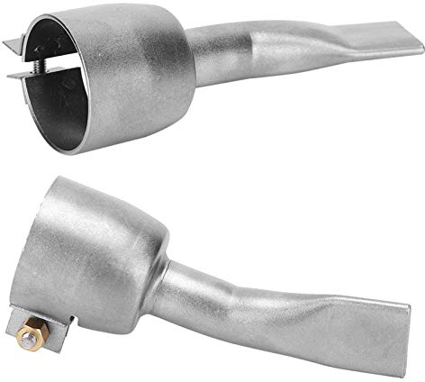 Leister Punte per Pistola Termica 2 Pezzi Ugello per Saldatura per Pistola Ad Aria Calda Acciaio Inossidabile per Foglio di Plastica in Pvc Accessori per Saldatura Ugello per
