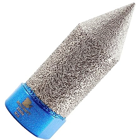 Diamant Fingerfräser 0-20mm,BRSCHNITT Diamant Fasenbohrer Vergrößerung Vorhandener Löcher in Porzellan Keramik Fliesen Marmor Granit M14 Gewinde für Winkelschleifer
