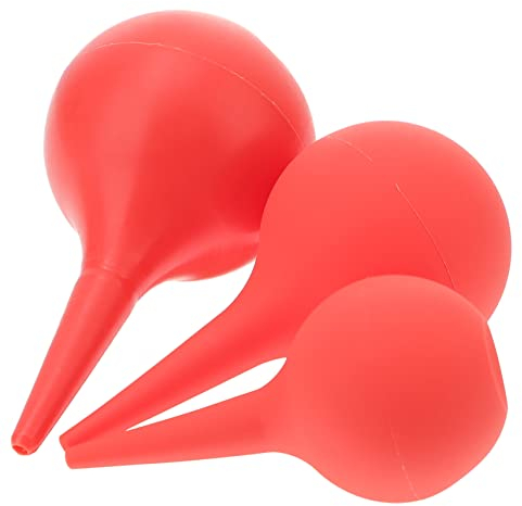 Healeved 6pcs Rubber Squeeze Balls Dust Cleaning Balls Mini Dust Blower Ear Cleaning Bulb for Home Office Use Rubber Blower for Squeeze Cleaner and Air Duster
