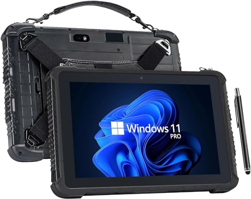MUNBYN IRT08 - Tablet (10,1 Pulgadas, Windows 11 Pro, 8GB+128GB, Intel N5100, 4G LTE GPS Industrial Heavy Duty Outdoor Work Tablet PC, BT5.1 Wi-FI for Field Workers