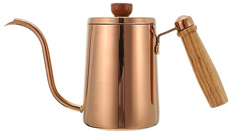 MAGICLULU Rose Gold Ml Stainless Steel Coffee Pot Gooseneck Kettle Long Spout Anti-wear Surface Easy Clean