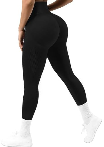 Getervb Leggings Anticeluliticos Mujer Push Up Mayas Deportivas Cintura Alta Elástico Pantalones Opaco Scrunch Butt Leggings para Yoga Running Fitness