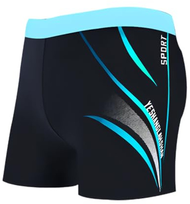 YNYCIPZ Slips de bain homme,Stripes Swim Boxers Boxers de Bain Homme,Taille XL (80-100kg)