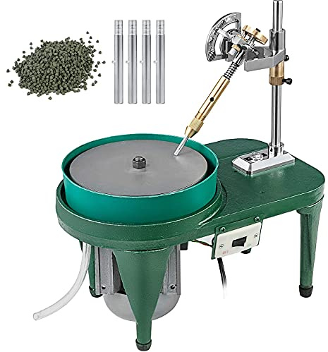 Machine à facettes pour pierres précieuses - Polisseuse de bijoux lapidaire - Machine à polir lapidaire avec poignée mécanique pour pierre de jade