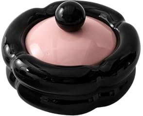Aschenbecher Tragbarer, dekorativer, moderner Aschenbecher for Zuhause, Büro, Innen- und Außenbereich, Terrasse, farbige Keramik-Aschenbecher, schicker, niedlicher Aschenbecher Aschehalter für Raucher