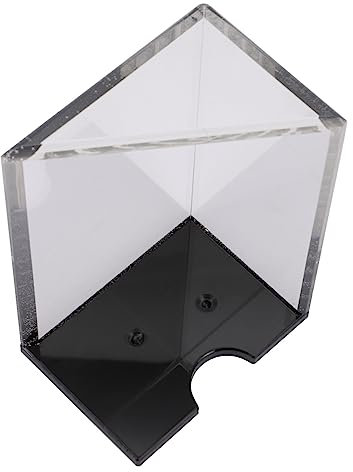 COSMEVIVI Klarer Acryl Spielkartenständer Transparenter Spielkartenhalter Für Poker Sammelkarten Leichter Organizer Für Zuhause Und Spieltisch