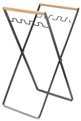 Porte Sac Poubelle Support de sac poubelle de Camping en plein air, support de sac poubelle pliable à la maison, support de rangement de cuisine, étagère Portable for sacs poubelle Pour Camping-Car, C