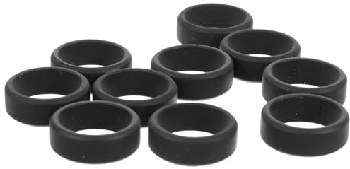 Supvox Ergonomisches Silikon-set Für Herren 10-teilig Sportlich Bequem Schwarz Größe 8