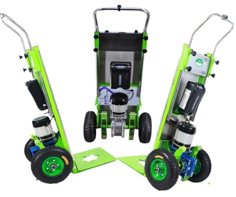 zhyunvd Arbeitssparender Handwagen Treppensteiger Sackkarre Elektrisch Handwagen Wagen Mit1500w Bürstenlosem Motor Abnehmbarer Batterie (48 V/36 Ah) Für Familienumzüge Lagerlogistik Verteilu A,42A