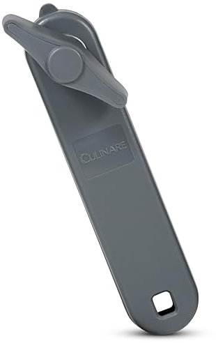 Culinare Lift Off Tin Opener, Grey, Plastic/Stainless Steel, Manual Can Opener, Safe Lid Removal