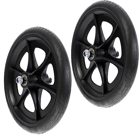 SHINEOFI 2pièces Roues Flexibles Pour Accessoires De Remplacement Robustes Roues Antidérapantes Pour Intérieur Et Extérieur