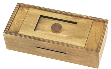 Scatola magica di puzzle in legno con scomparti nascosti, difficile scatola intelligente rompicapo per adulti per porta soldi regalo segreto sorpresa