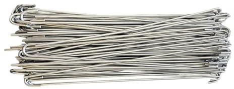 Vynetra 100Pcs Recyclable Stainless Steel Wire Ties Heavy Duty Anti Rust Fastening Clips For Chain Link Fences Gate And Outdoor Projects Multipurpose Outdoor Chain Zipered Ties