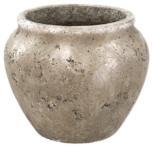 Villa Collection Loev Dekorationsglas Dia. 30 x 25 cm Grau