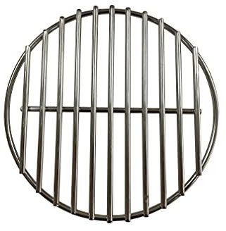 SunshineBBQs Round Replacement BBQ Cooking Charcoal Grill Grate in Heavy Duty 6mm Stainless Steel (22.9cm (9 Inch) Diameter)