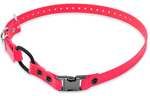 E-Collar Educator 3/4 Quick Snap Bungee Dog Collar Strap, Pink