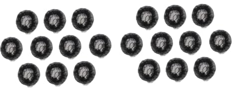 Housoutil 20stücke Haarnetz Für Elastisches Haarnetz Mit Zugband Geeignet Für Tänzerinnen Und Hochzeitsfrisuren Mittlerer Mit Eleganter Spitzenkante