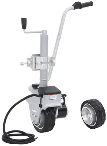 vidaXL Stützrad Motorisiert Aluminium 12V 350W