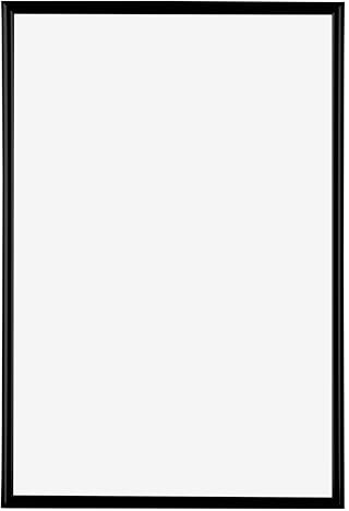 Dutch Frame Factory - Bilderrahmen 60x90 cm - Schwarz Matt - Bilderrhamen aus Kunststoff mit Antireflex Kunstglas - Fotorahmen 60x90 cm - Biggy