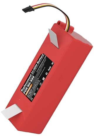 14,4V 6800mAh Li-ion Ersatzakku für Xiaomi Roborock S7 S5 S5 Max S50 S6 Roborock s51 s502-00 Roboterstaubsauger Mijia 1.und 2.Generation Ersatzakkus Xiaomi m365 Akku Mijia Roboter Staubsauger Akku