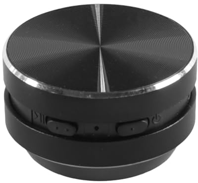 Ausi Enceinte Bluetooth à conduction osseuse, véritable enceinte sans fil, pour salle de bain, voiture, extérieur (noir)