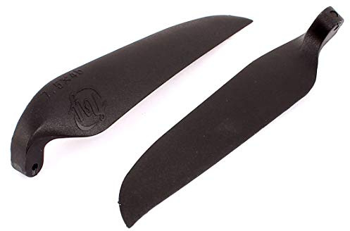 Aexit Pair Plastic Electrical equipment Folding Propeller Vanes 7.5 x 4 Inch for Glider Plane Brush Motor