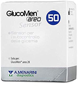 Menarini Glucomen Areo Sensori Per Analisi Della Glicemia 50 Pezzi