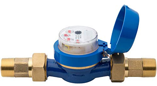 Hunter Industries HC100FLOW Hydrawise HC-Durchflussmesser, Bewässerungssensor, 2,5 cm, Blau