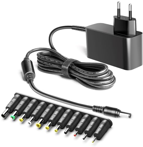 KFD 18V Universal Netzteil Ladegerät für Pi-Top V2 Bose Denon JBL Cricut Tragbarer Lautsprecher Alto Mixer LED Katzentoilette Kettler Heimtrainer Fitnessgeräte DC18V AC Ladekabel Charger Adapter
