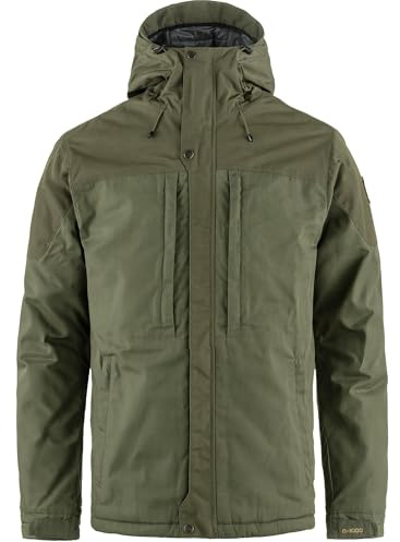Fjallraven Skogso Padded Jacket Men's Winter Synthetic Insulated Coat, Laurel Green, M