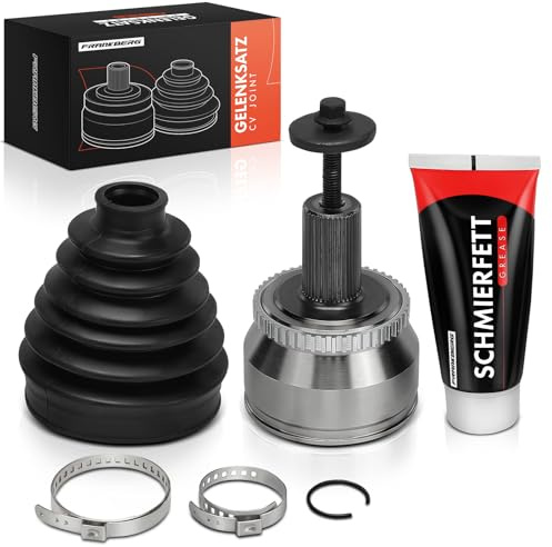 Frankberg Jeu de Joints Arbre de Transmission Essieu Avant Compatible avec XC90 I 275 2.4L 2002-2014 Remplacer# 36000505