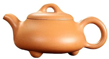 Chinesische Yixing Teekanne aus violettem Ton, echte handgefertigte Vintage-Keramik, Gongfu-Teekanne, gelbe Begonie, Zisha-Kanne für Vater, Opa, Ehemann, Teeliebhaber