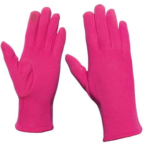 MAPIMANIA - Handschuhe Damen elegant für Winter, Touch Screen, gefütterte Arbeitshandschuhe aus warme Stoff, Reithandschuhe Women