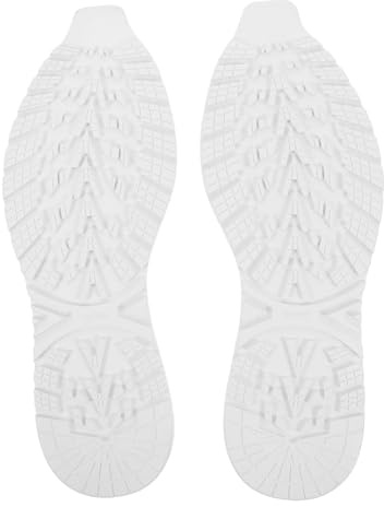minkissy Gomma per Riparazione Suola Scarpe Bianche, in Gomma per Scarpe Ginnastica, Antiscivolo, Tagliabile, per Suole Usurate