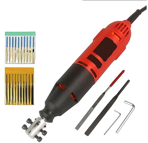 Druckluft Karosseriesäge, Elektrische Feile Elektrischer Säbelfeilenschleifer Und Besäumsäbelsäge Schleifmaschine Feilenpoliermaschine(Set 3)