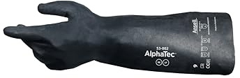 Ansell AlphaTec 53-002 Safety Work Gloves Mechanical Protection, Size 11 (2XL), (1 Pair)