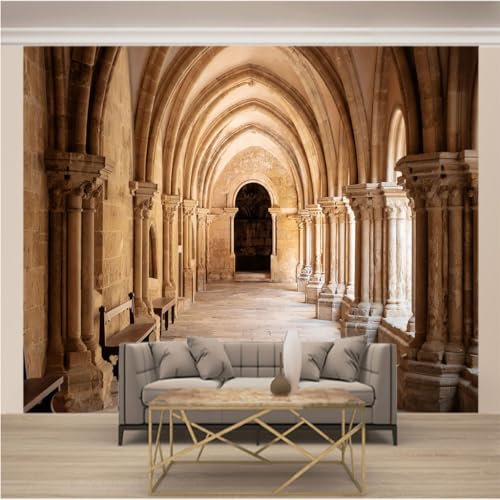 WYXWZ Papier Peint Panoramique Trompe l'oeil 3d Chambre Adulte Enfants Art Papier Peint Intissé Mural Moderne Toison Salon Chambre à Coucherr Salle L 200cm x 140cm (Largeur x Hauteur) Style Marocain