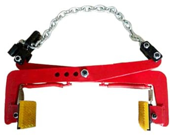 AZHAOJLI Chain Link Type Lifting Tongs, Lifting Tongs Spreader, Granite Carrying Clamps, Thickened Chain Type, for Lifting and Transporting Concrete Blocks/Granite/Glass Slabs/Roadside Stone