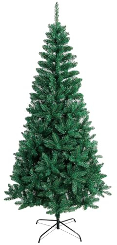 120cm Künstlicher Weihnachtsbaum, Tannenbaum künstlich mit Metallständer, Christbaum, PVC, für Zuhause, Büro, Geschäfte und Hotels