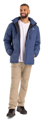 Trespass Mens Padded Casual Jacket Blustery Indigo Tone in Size - L