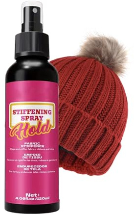 Renforcement En Tissu Pour L'Artisanat | 120 Ml Longue Durée, Séchage Rapide, Prévention De L'effondrement - Spray Durcissant Pour Modélisation Et Raidisseur - Pour Chapeaux Au Crochet, Sacs