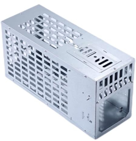 ALLBASA Piege a Rat Metal XXL,Cage Attrape Souris Multi-Capture,No Kill, Réutilisable,Attraper Les Rats et Autres Rongeurs pour Usage Intérieure/Extérieure (1, Petit)